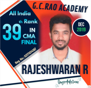 39th Rank Achiever