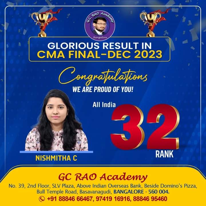 National Rank Holder